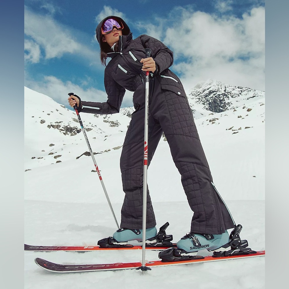 Free People Movement All Prepped Ski Suit Bright Red Small $549 NEW